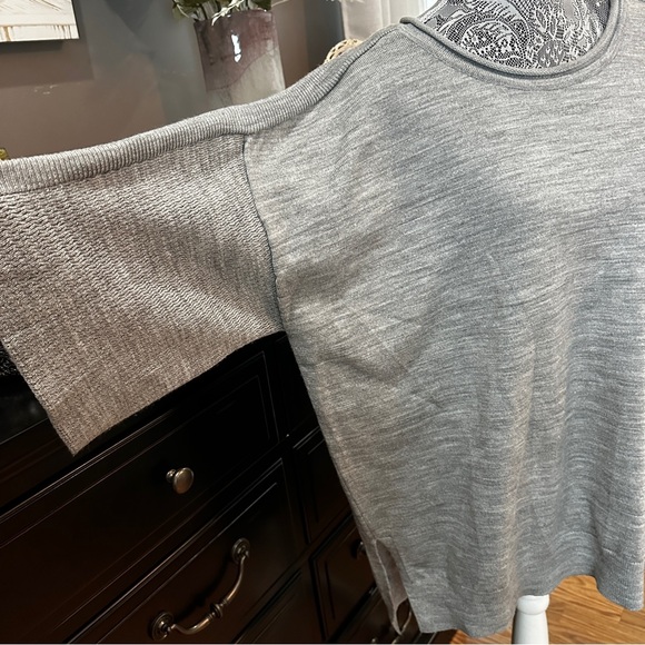 Free People The Recovery Knit Short Sleeve Oversized Sweater Size XL - Picture 6 of 16